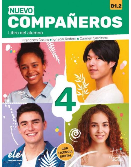 Nuevo Compañeros 4 B1.2 Libro del alumno + licencia digital Francisca Castro Viudez