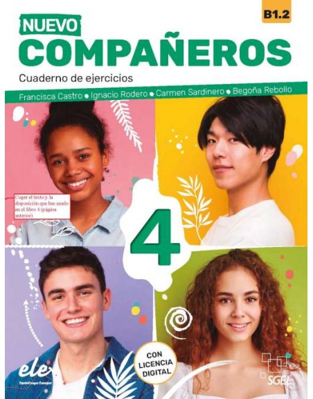 Nuevo Compañeros 4 B1.2 Cuaderno de ejercicios + licencia digital Francisca Castro Viudez