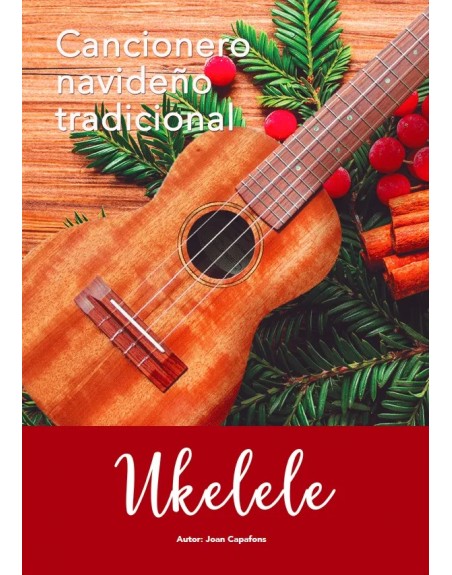 Cancionero navideño tradicional ukelele