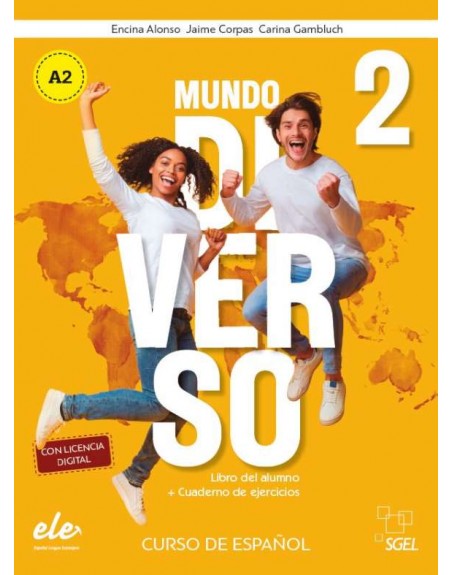 Mundo Diverso 2 A2 Alumno + ejercicios + licencia digital