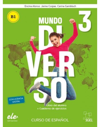 Mundo Diverso 3 B1 Alumno + ejercicios + licencia digital