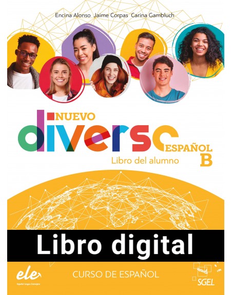 Diverso B Español Alumno + Ejercicios Nueva edición DIGITAL