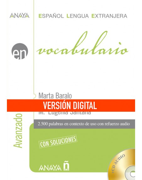 ELE en Vocabulario. Nivel avanzado B2 DIGITAL (Ed.2022)