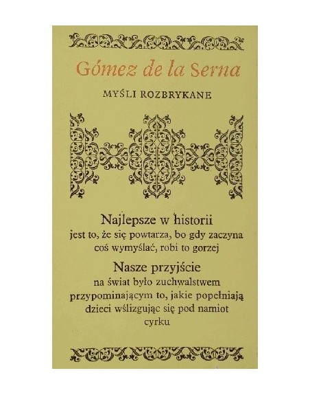 Myśli rozbrykane Ramón Gómez de la Serna