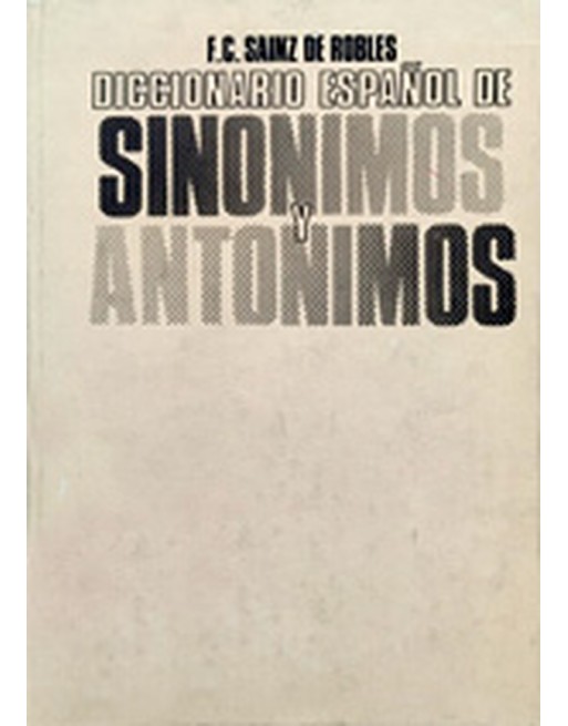 Diccionario español de sinónimos y antónimos...