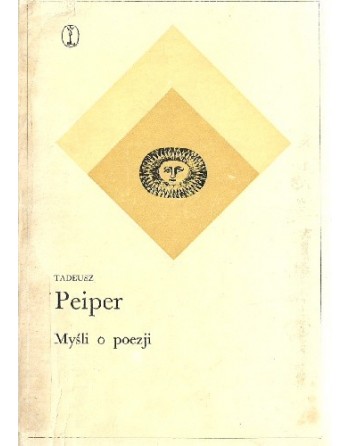 Myśli o poezji Tadeusz Peiper