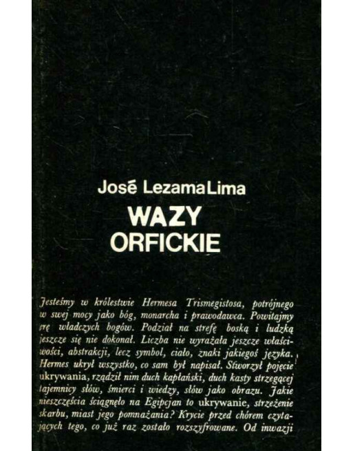 Wazy orfickie Jose Lezama Lima