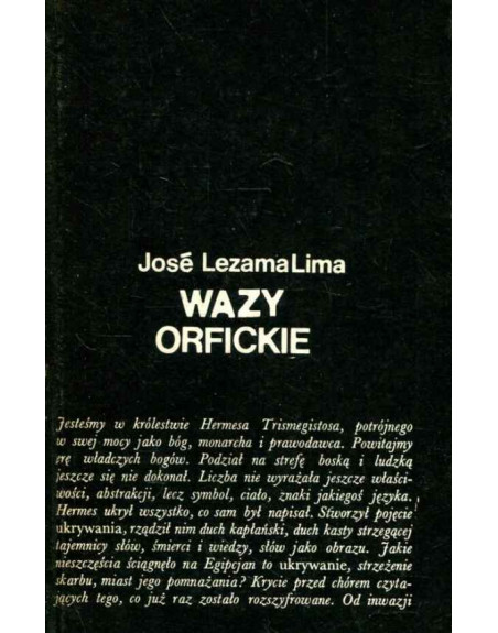 Wazy orfickie Jose Lezama Lima