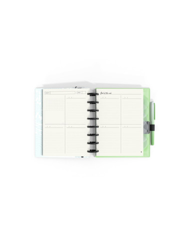 My planner edit 1- A5 - Green