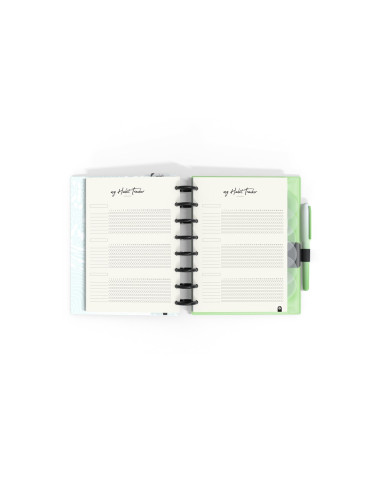My planner edit 1- A5 - Green