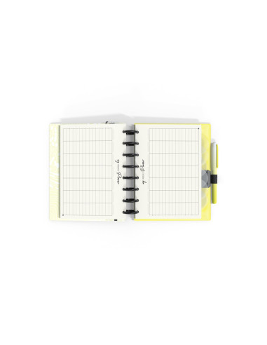My planner edit 1 - A5 - Yellow