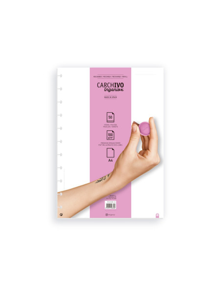 Paper refills for INGENIOX Notebook SMOOTH A4