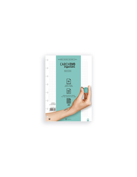 Paper refills for INGENIOX Notebook GRIDDED A5