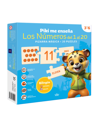 Piki me enseña los números del 1 al 20 A1-A2